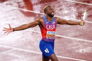 Noah Lyles of Team United States at the World Athletics Championships 2025 at the National Stadium in Tokyo, Japan. (Photo by Getty Images)